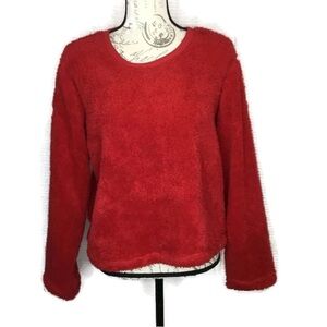 Jessica Simpson Fluffy Teddy Pullover Top New!